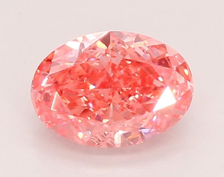 1.39 Ct. Fancy Vivid Pink Oval Lab Grown Diamond