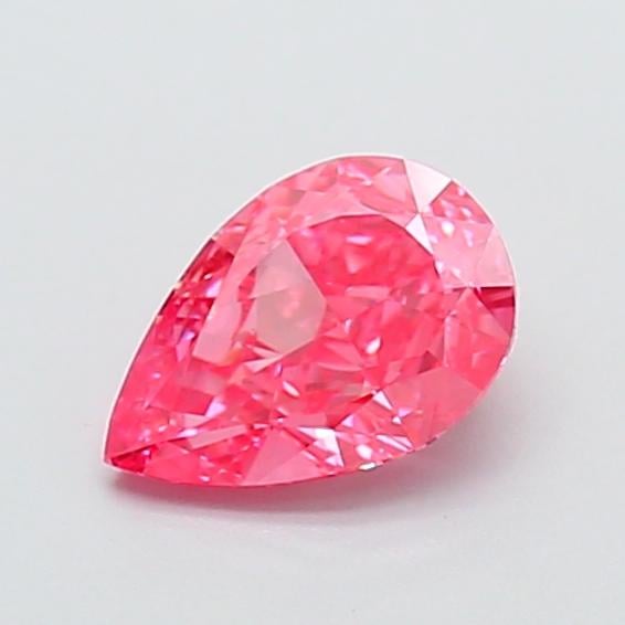 1.19 Ct. Fancy Vivid  Pink Pear Lab Grown Diamond