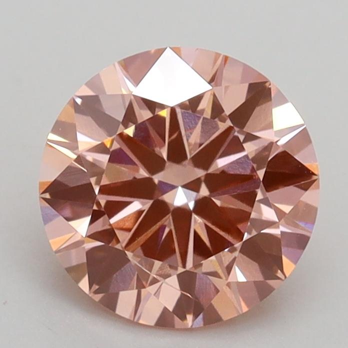 1.52 Ct. Fancy Intense Pink Round Lab Grown Diamond