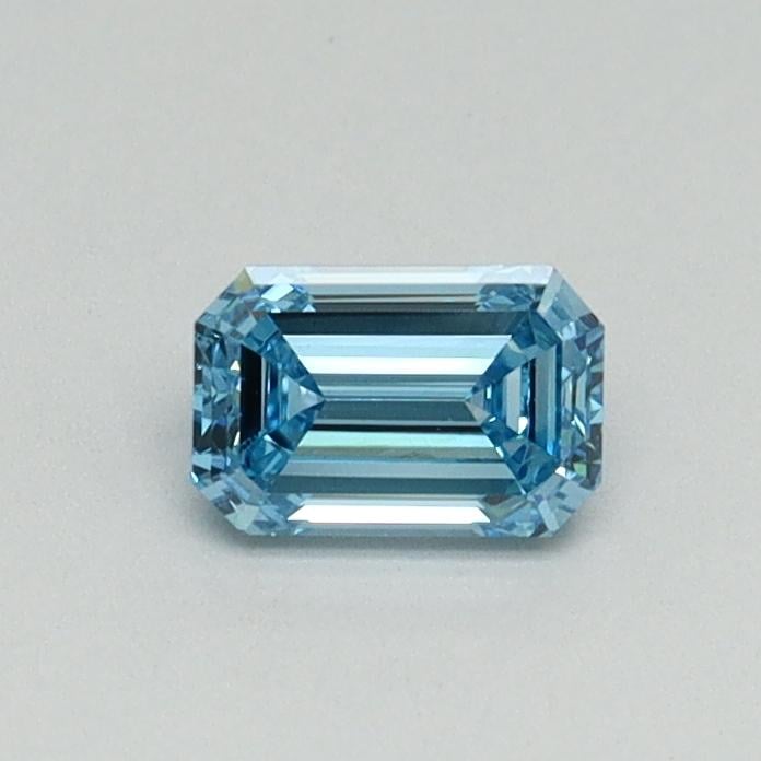 0.40 Ct. Fancy Vivid Blue Emerald Lab Grown Diamond