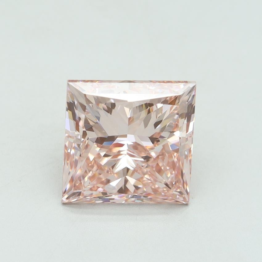 5.02 Ct. Fancy Vivid Pink Princess Lab Grown Diamond