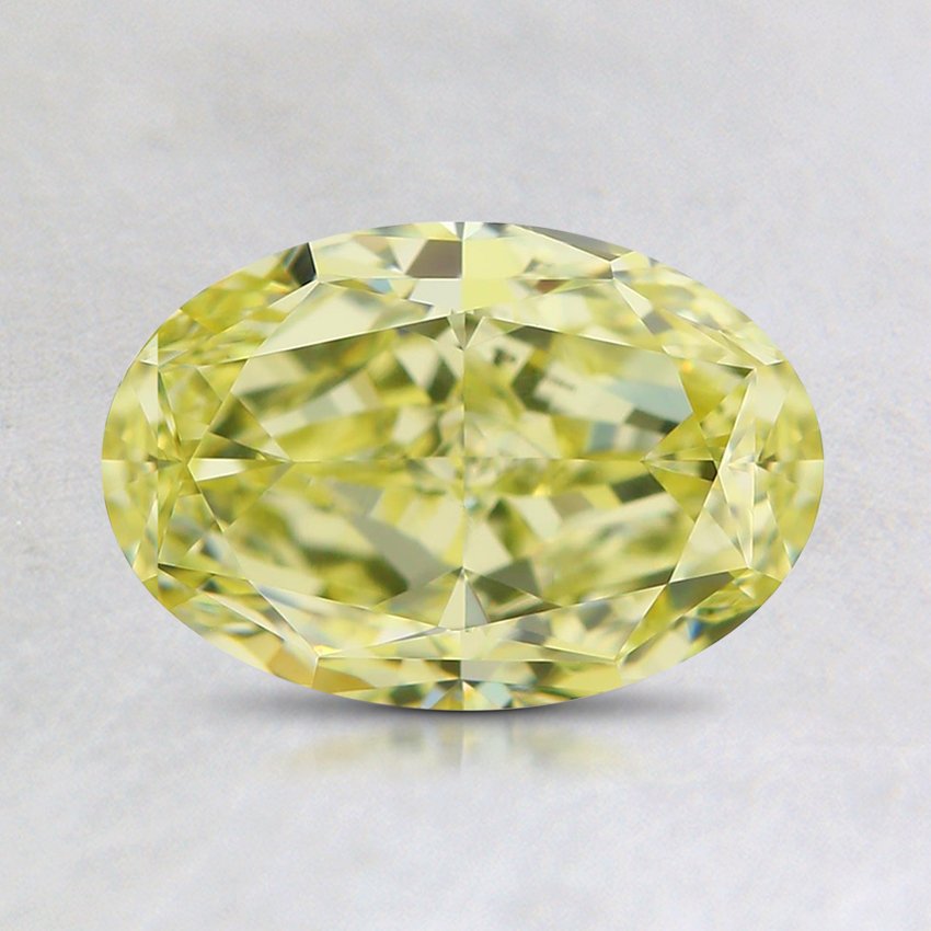 1.22 Ct. Natural Fancy Yellow Oval Diamond