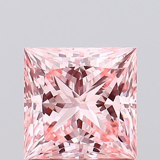 1.05 Ct. Fancy Intense Pink Princess Lab Grown Diamond