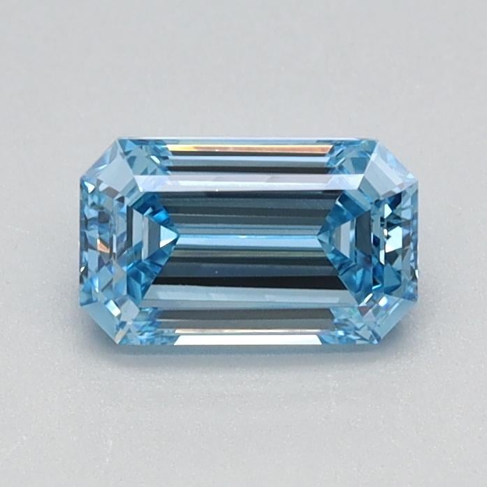 0.60 Ct. Fancy Intense Blue Emerald Lab Grown Diamond