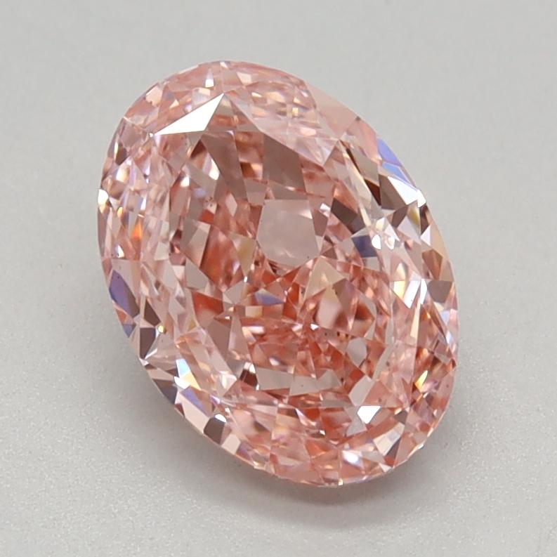 1.16 Ct. Fancy Vivid Pink Oval Lab Grown Diamond