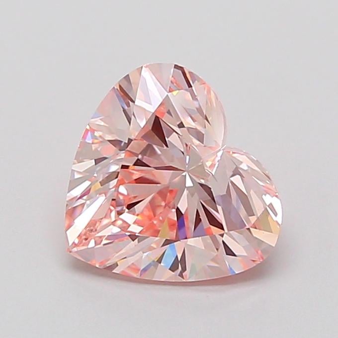 2.03 Ct. Fancy Intense None Pink Heart Lab Grown Diamond