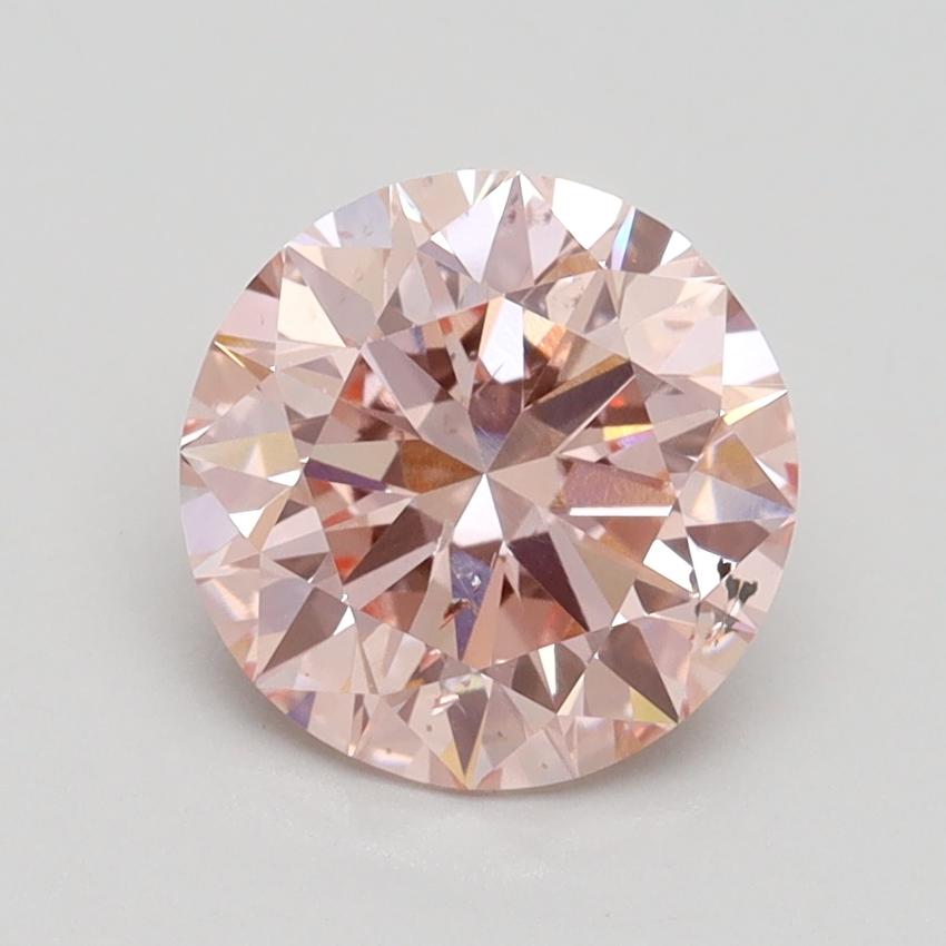 1.80 Ct. Fancy Intense Pink Round Lab Grown Diamond