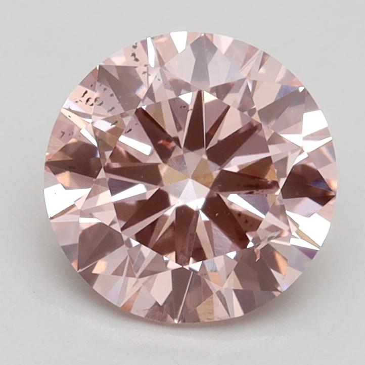 1.70 Ct. Fancy Intense Pink Round Lab Grown Diamond