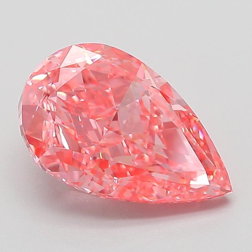 2.65 Ct. Fancy Pink Pear Lab Grown Diamond