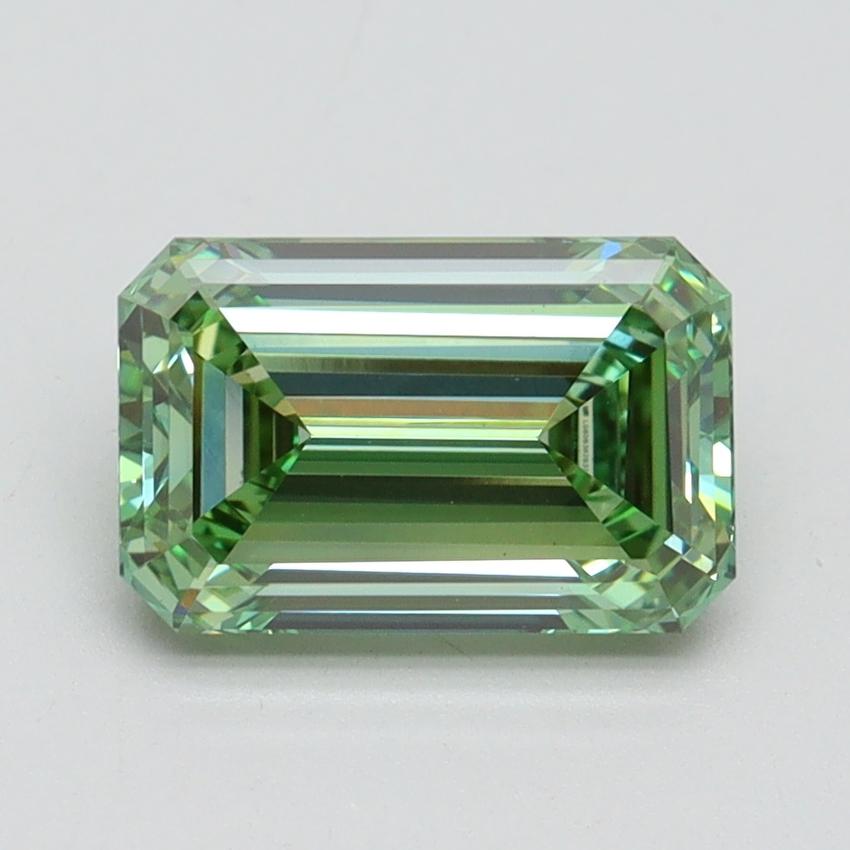 1.84 Ct. Fancy Vivid Green Emerald Lab Grown Diamond