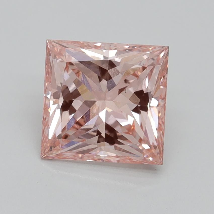 1.81 Ct. Fancy Intense Pink Princess Lab Grown Diamond