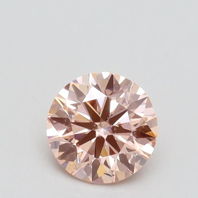 0.53 Ct. Fancy Intense Pink Round Lab Grown Diamond