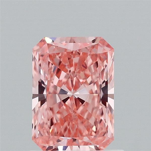 1.04 Ct. Fancy Vivid Pink Radiant Lab Grown Diamond