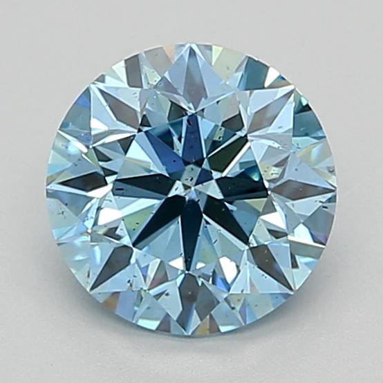 1.89 Ct. Fancy Vivid  Blue Round Lab Grown Diamond