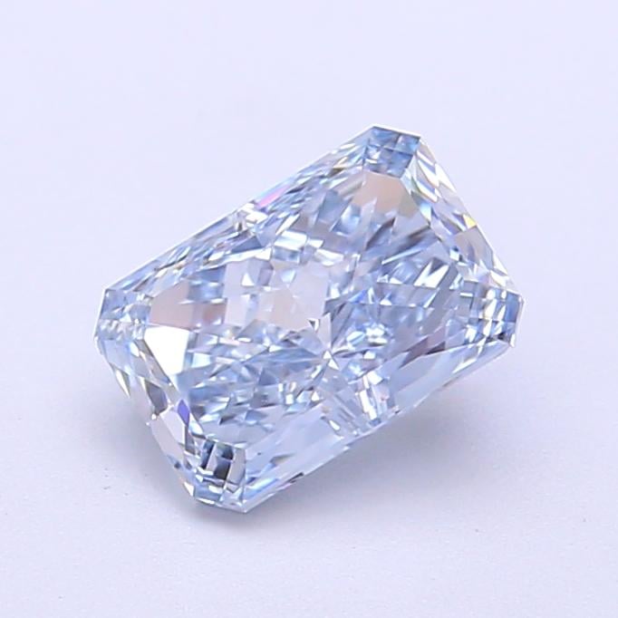 1.25 Ct. Fancy Intense Blue Radiant Lab Grown Diamond