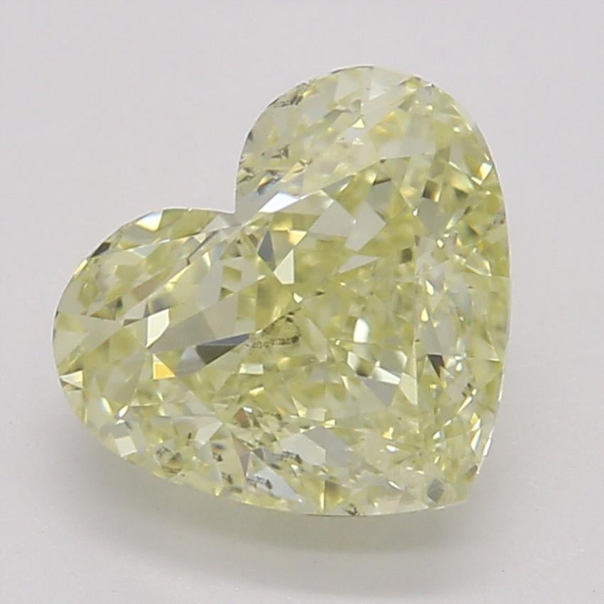 1.00 Ct. Fancy Light Yellow Heart Diamond