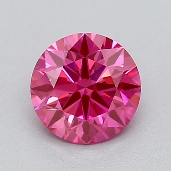 0.29 Ct. Fancy Vivid  Pink Round Lab Grown Diamond