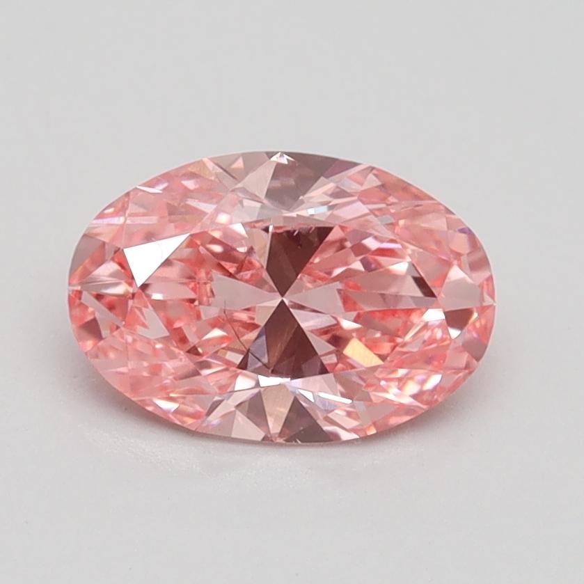 1.05 Ct. Fancy Vivid Pink Oval Lab Grown Diamond