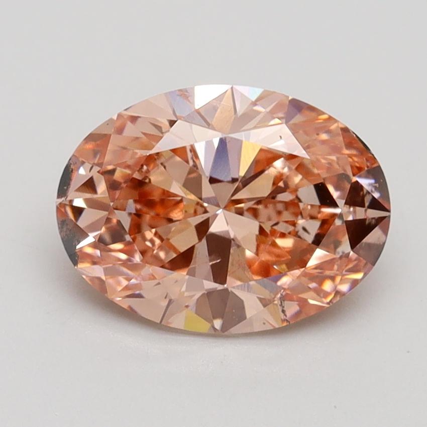 1.70 Ct. Fancy Intense Pink Oval Lab Grown Diamond