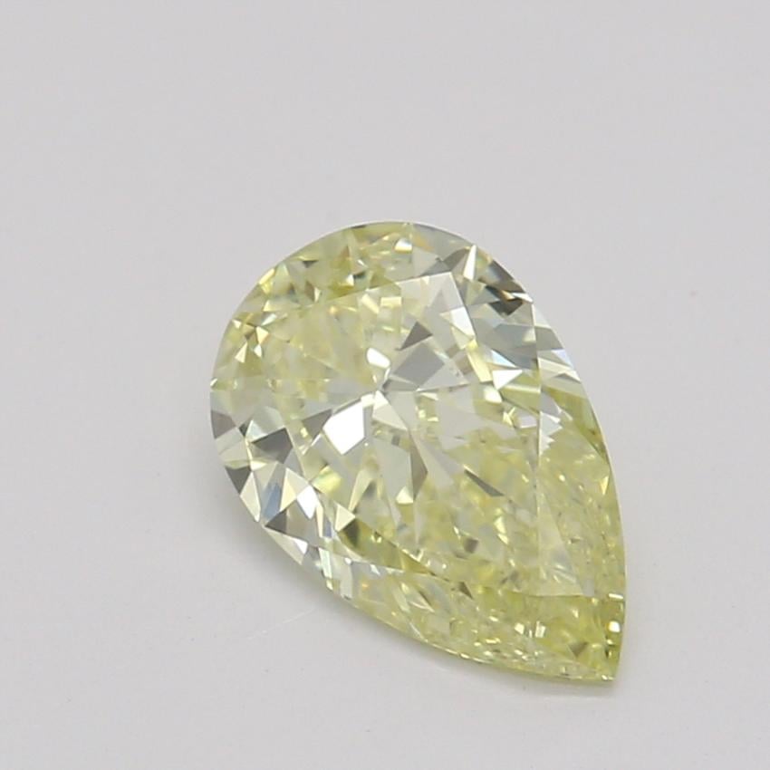 0.50 Ct. Fancy Light Yellow Pear Diamond