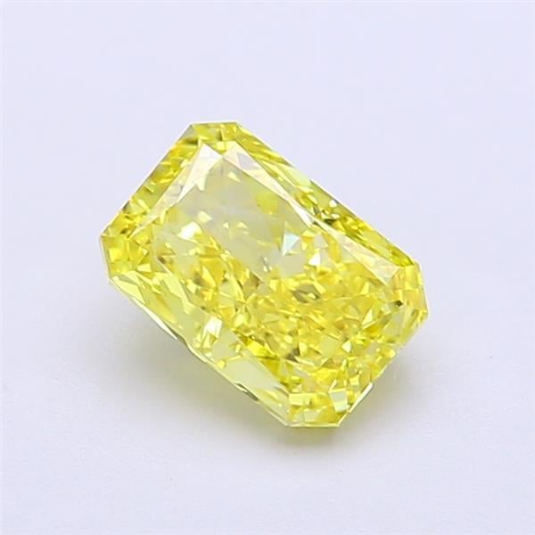 1.01 Ct. Fancy Vivid  Yellow Radiant Lab Grown Diamond