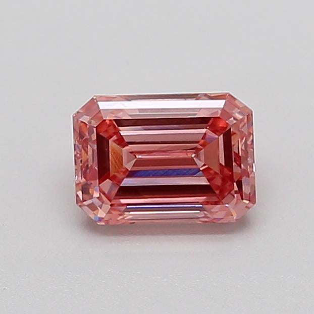 1.11 Ct. Fancy Vivid Brownish Pink Emerald Lab Grown Diamond
