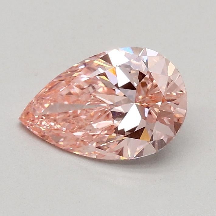 0.51 Ct. Fancy Intense Pink Pear Lab Grown Diamond