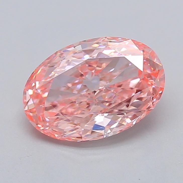 1.63 Ct. Fancy Pink Oval Lab Grown Diamond