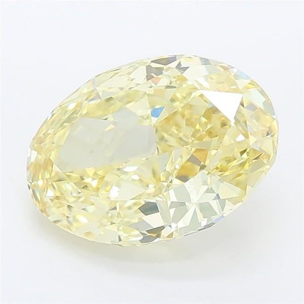 2.63 Ct. Fancy Intense Yellow Oval Lab Grown Diamond