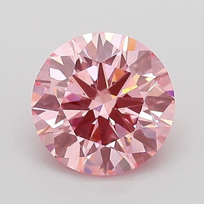 1.05 Ct. Fancy Vivid Pink Round Lab Grown Diamond