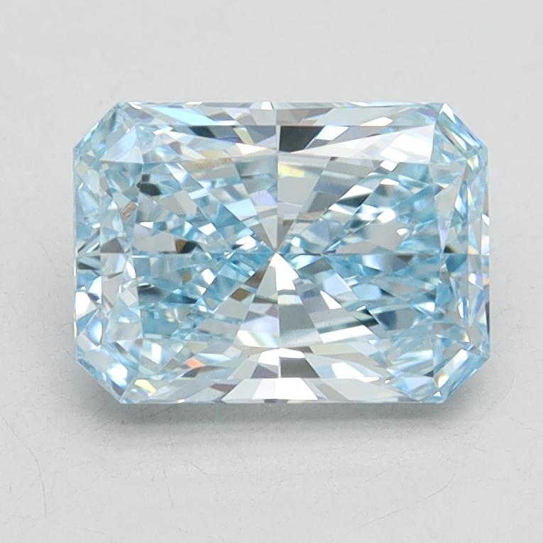 1.56 Ct. Fancy Intense Blue Radiant Lab Grown Diamond