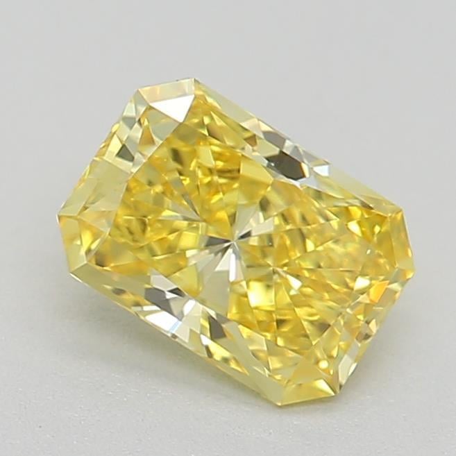 0.50 Ct. Fancy Vivid Yellow Radiant Lab Grown Diamond