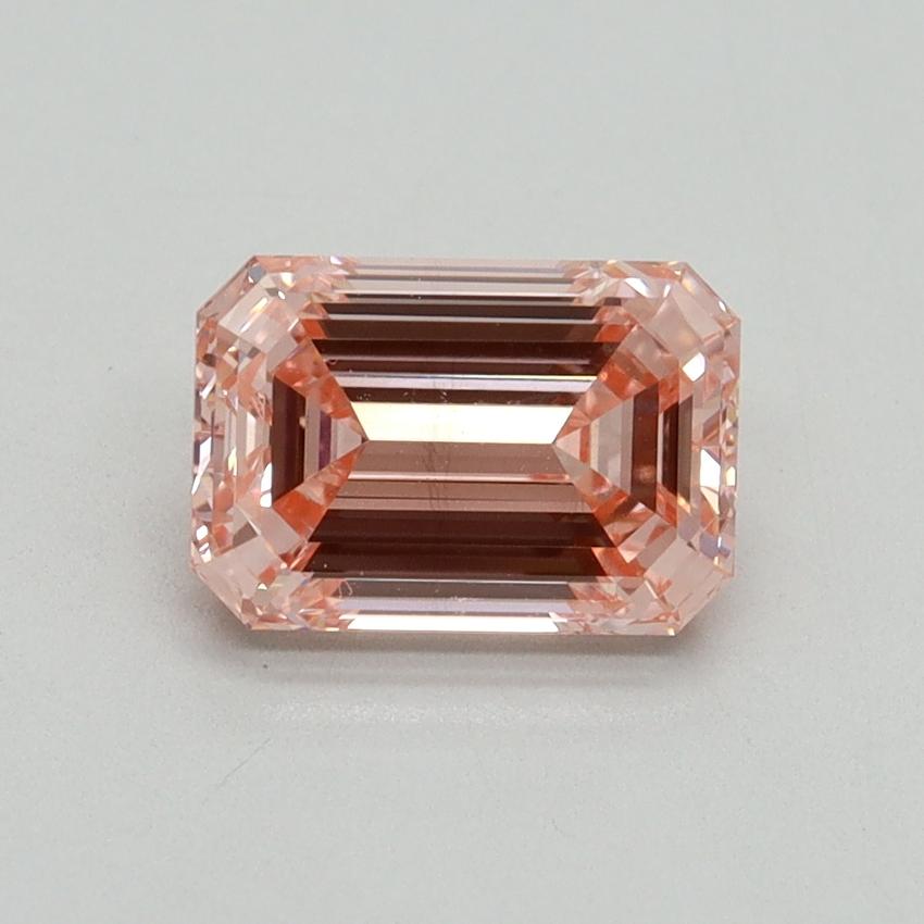 1.52 Ct. Fancy Vivid Pink Emerald Lab Grown Diamond
