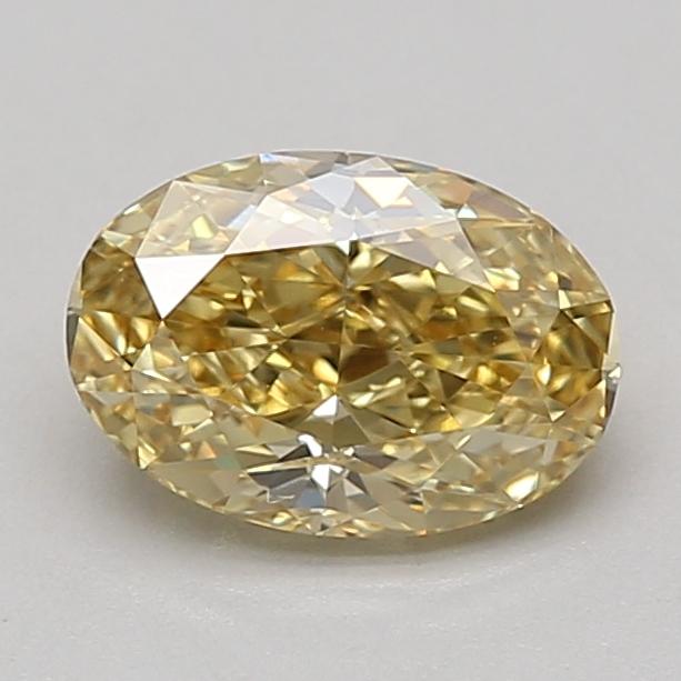 1.50 Ct. Fancy Intense Yellow Oval Lab Grown Diamond