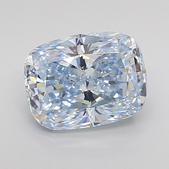 1.71 Ct. Fancy Light Blue Cushion Lab Grown Diamond