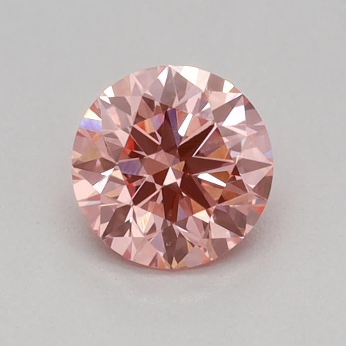 0.32 Ct. Fancy Vivid Pink Round Lab Grown Diamond