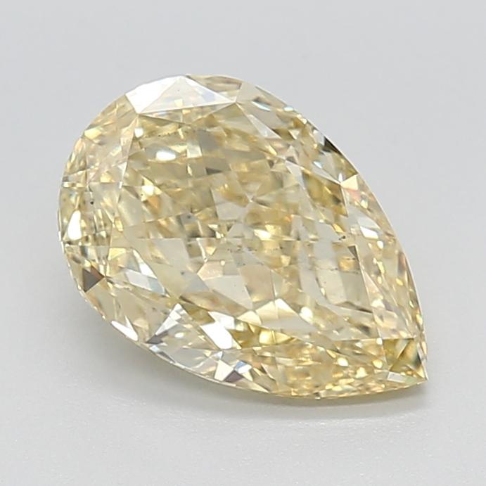 2.47 Ct. Fancy Intense  Yellow Pear Lab Grown Diamond