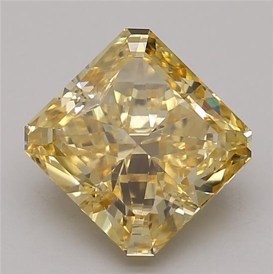 2.70 Ct. Fancy Intense Yellow Radiant Lab Grown Diamond