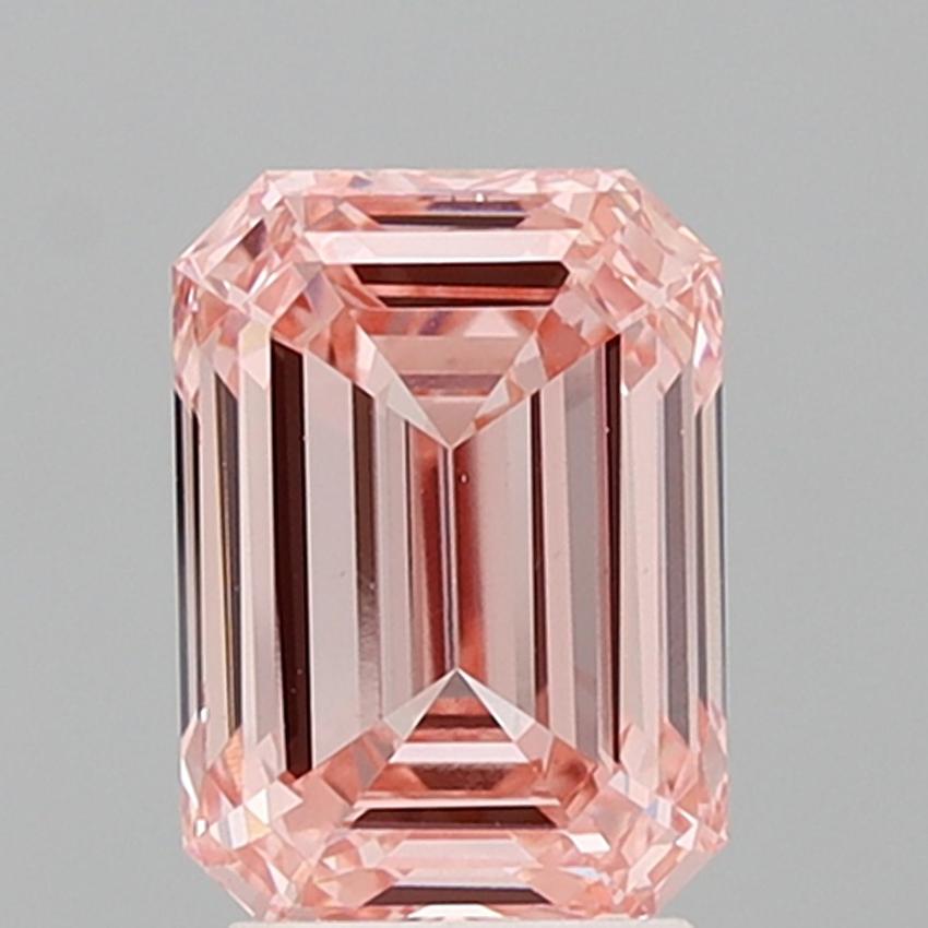 3.00 Ct. Fancy Vivid Pink Emerald Lab Grown Diamond