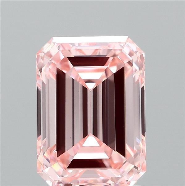 2.01 Ct. Fancy Vivid Pink Emerald Lab Grown Diamond