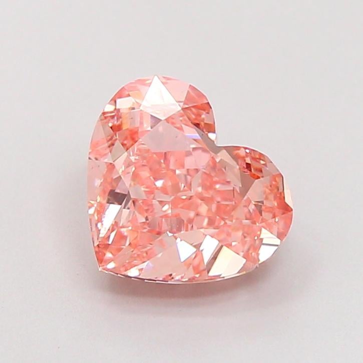 2.25 Ct. Fancy Intense  Pink Heart Lab Grown Diamond