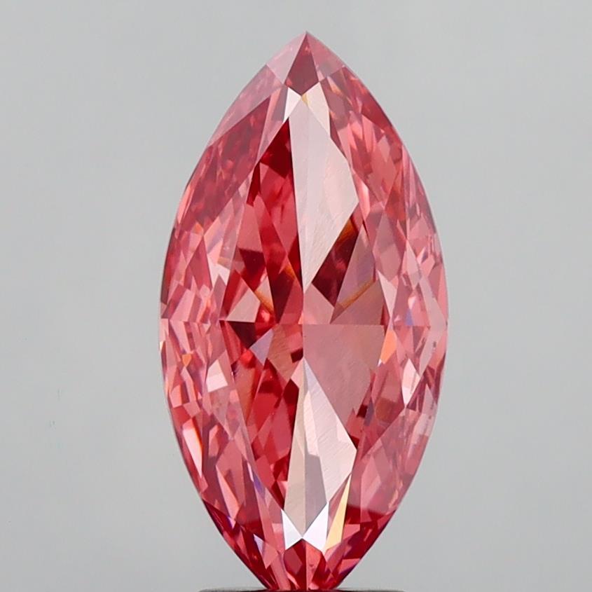 5.35 Ct. Fancy Vivid  Pink Marquise Lab Grown Diamond