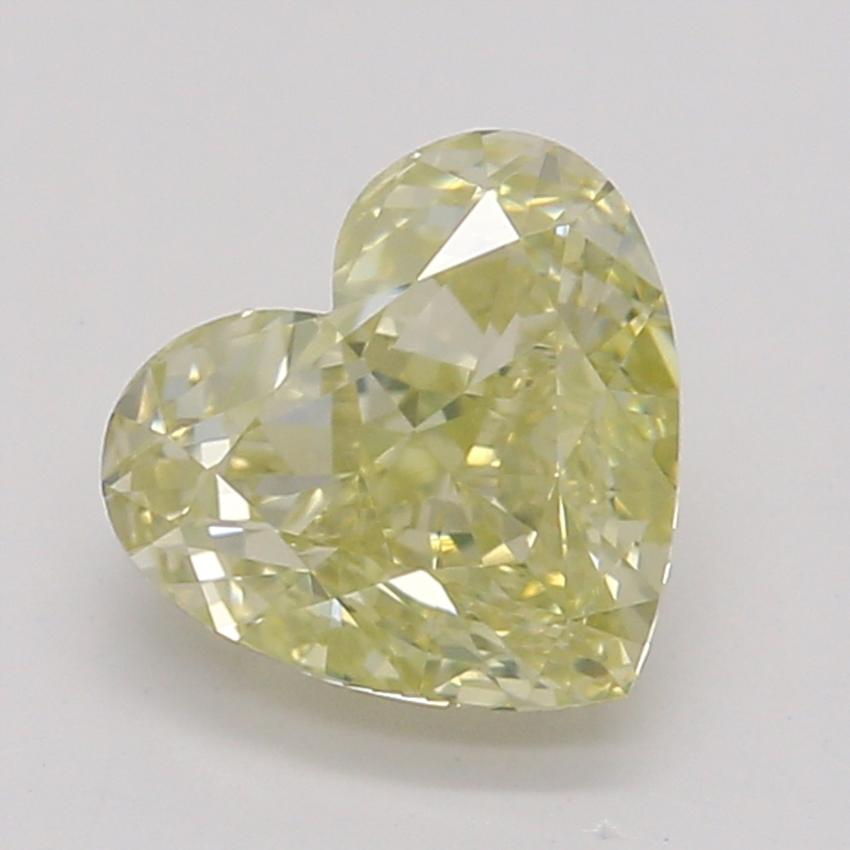 0.72 Ct. Fancy Yellow Heart Diamond