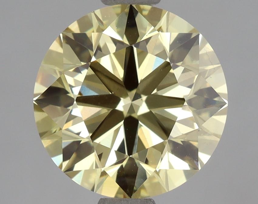 2.99 Ct. Fancy Yellow Round Lab Grown Diamond