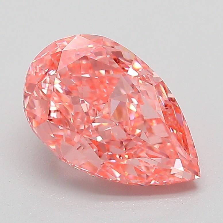 2.01 Ct. Fancy Vivid Pink Pear Lab Grown Diamond