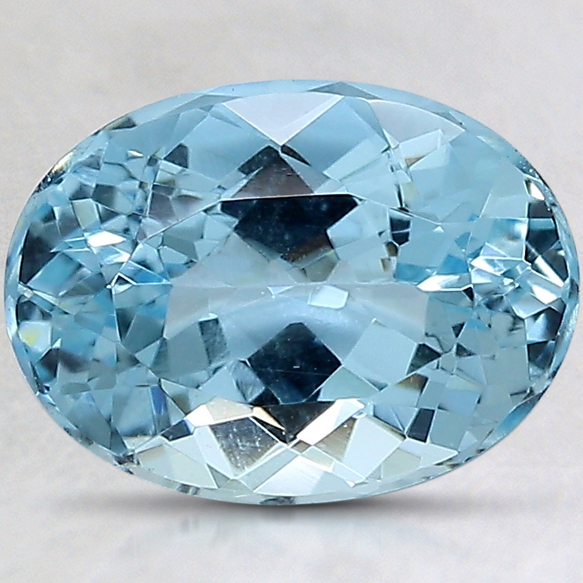 10.3x7.6mm Oval Aquamarine