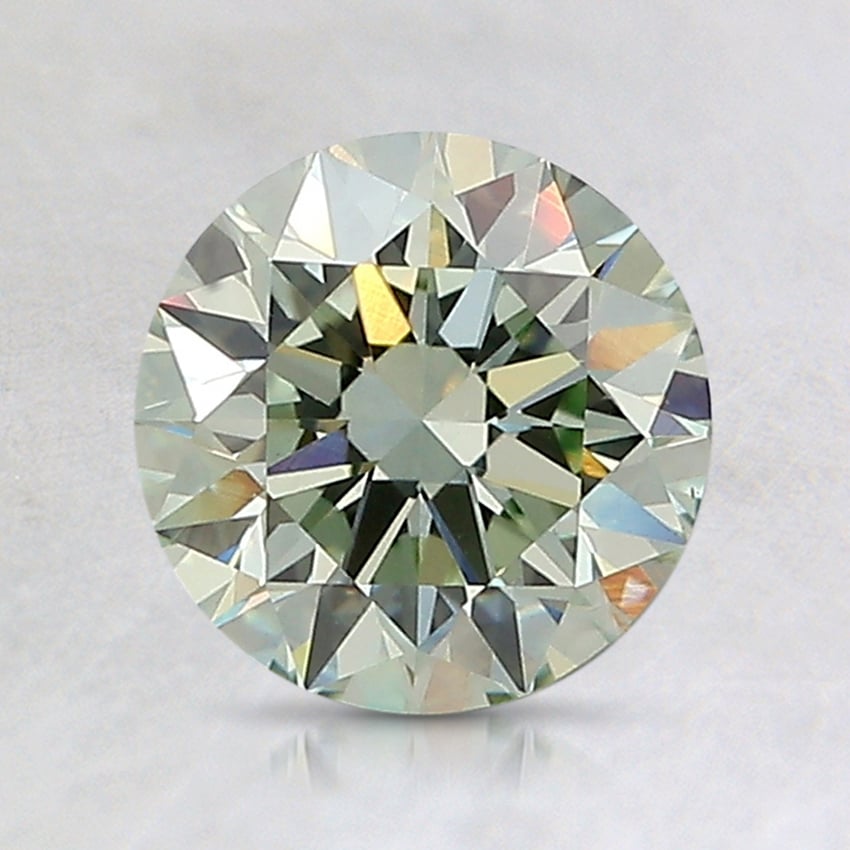 1.24 Ct. Fancy Intense Green Round Lab Grown Diamond