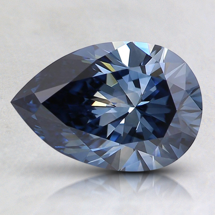 1.33 Ct. Fancy Deep Blue Pear Lab Grown Diamond