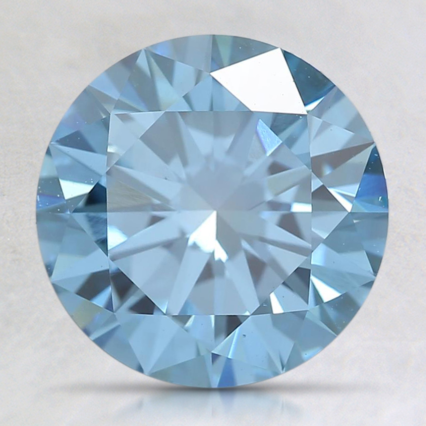 2.11 Ct. Fancy Intense Blue Round Lab Grown Diamond
