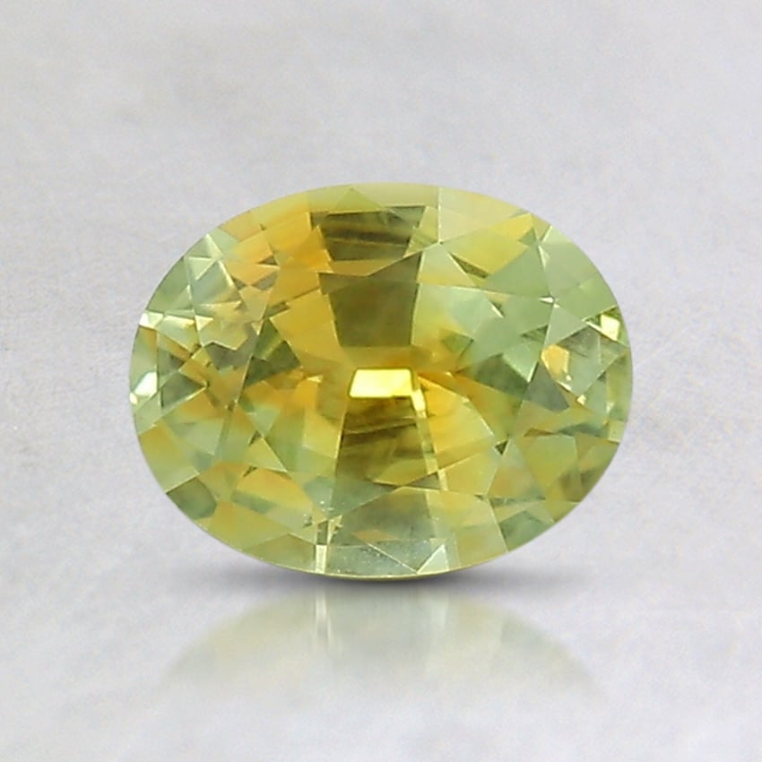6.7x5.3mm Parti-Color Oval Montana Sapphire